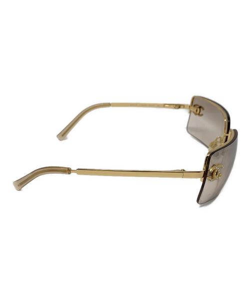 CHANEL（シャネル）CHANEL (シャネル) サングラス ココマーク ラインストーン サイズ:62□15 120の古着・服飾アイテム