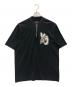 Y-3（ワイスリー）の古着「ハーフジップネックTシャツ」｜ブラック