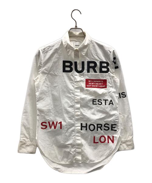 BURBERRY（バーバリー）BURBERRY (バーバリー) 長袖シャツ ホワイト サイズ:UK4の古着・服飾アイテム