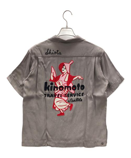 KING LOUIE（キングルイ）KING LOUIE (キングルイ) ボーリングシャツ グレー サイズ:Sの古着・服飾アイテム