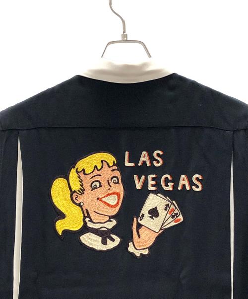 KING LOUIE（キングルイ）KING LOUIE (キングルイ) ボーリングシャツ ブラック サイズ:Sの古着・服飾アイテム