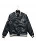 SUBCIETY（サブサエティ）の古着「ナイロンジャケット SATIN STADIUM JKT（サタン スタジアム）」｜ブラック