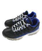 NIKEナイキ）の古着「ローカットスニーカー AIR MAX 95 (エアマックス 95)」｜ブラック×ブルー