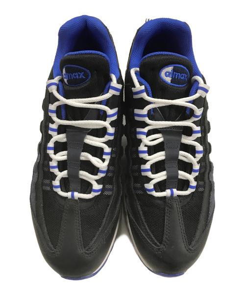 NIKE（ナイキ）NIKE (ナイキ) ローカットスニーカー AIR MAX 95 (エアマックス 95) ブラック×ブルー サイズ:27.5cmの古着・服飾アイテム