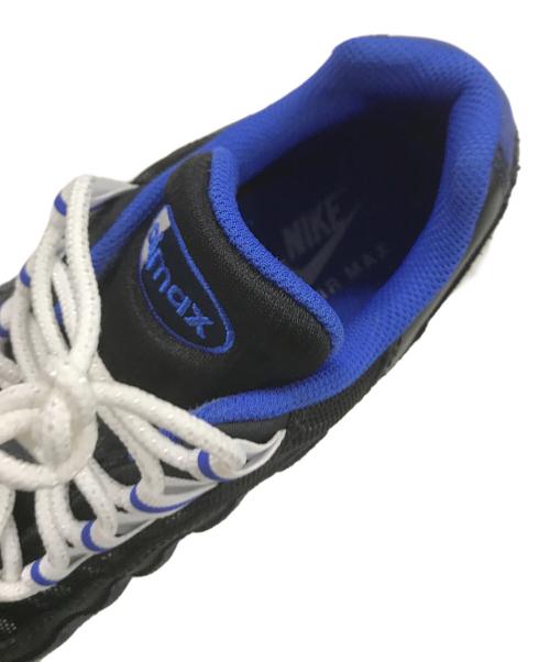 NIKE（ナイキ）NIKE (ナイキ) ローカットスニーカー AIR MAX 95 (エアマックス 95) ブラック×ブルー サイズ:27.5cmの古着・服飾アイテム