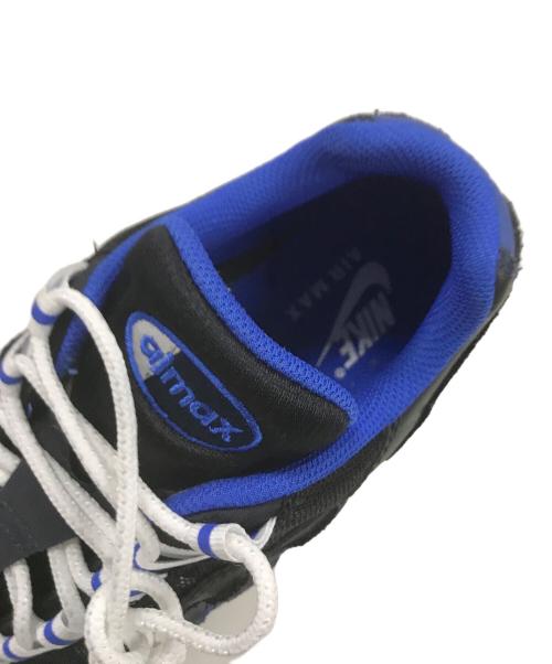 NIKE（ナイキ）NIKE (ナイキ) ローカットスニーカー AIR MAX 95 (エアマックス 95) ブラック×ブルー サイズ:27.5cmの古着・服飾アイテム