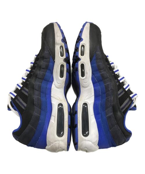 NIKE（ナイキ）NIKE (ナイキ) ローカットスニーカー AIR MAX 95 (エアマックス 95) ブラック×ブルー サイズ:27.5cmの古着・服飾アイテム