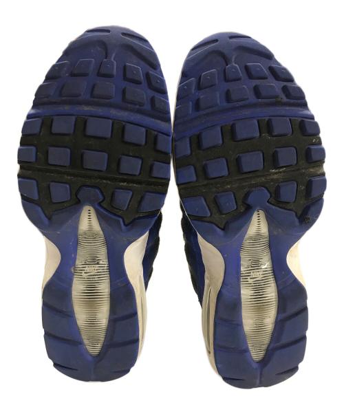 NIKE（ナイキ）NIKE (ナイキ) ローカットスニーカー AIR MAX 95 (エアマックス 95) ブラック×ブルー サイズ:27.5cmの古着・服飾アイテム