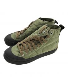 DIESEL（ディーゼル）の古着「ハイカットスニーカー S-MUJI MC」｜オリーブ