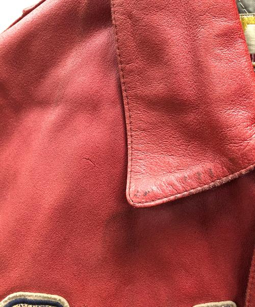 AVIREX（アヴィレックス）AVIREX (アヴィレックス) スタジャン レッド サイズ:Mの古着・服飾アイテム