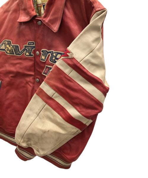 AVIREX（アヴィレックス）AVIREX (アヴィレックス) スタジャン レッド サイズ:Mの古着・服飾アイテム