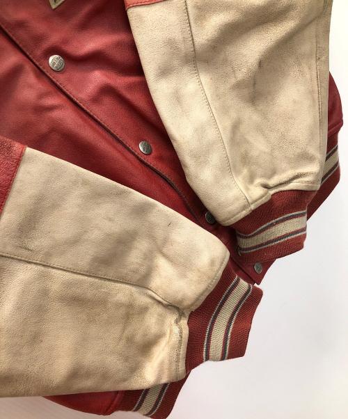 AVIREX（アヴィレックス）AVIREX (アヴィレックス) スタジャン レッド サイズ:Mの古着・服飾アイテム