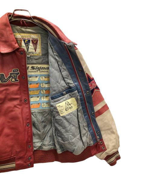 AVIREX（アヴィレックス）AVIREX (アヴィレックス) スタジャン レッド サイズ:Mの古着・服飾アイテム