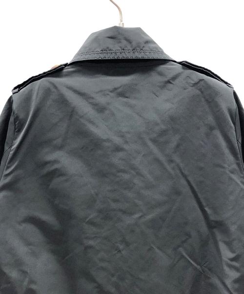 MONCLER（モンクレール）MONCLER (モンクレール) ショートトレンチコート ブラック サイズ:1の古着・服飾アイテム