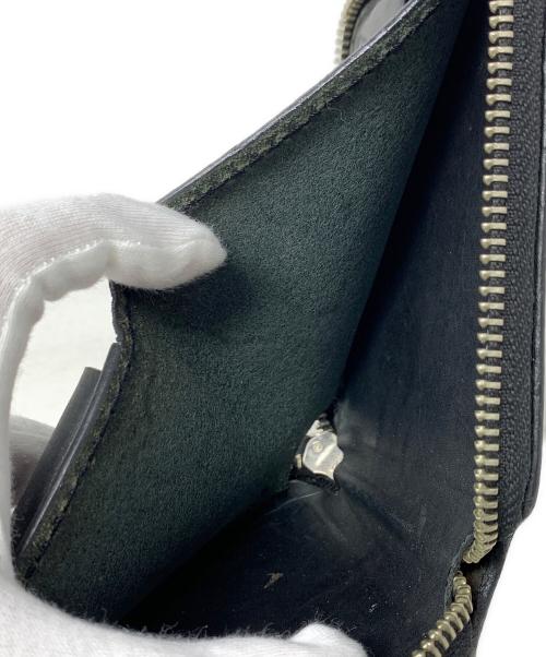 saad（サード）saad (サード) 財布 ラウンドファスナーショートウォレット ブラック サイズ:実寸サイズにてご確認ください。の古着・服飾アイテム