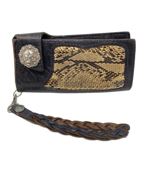 NO BRAND（ノーブランド）NO BRAND (ノーブランド) 長財布 レザーロングウォレット サイズ:実寸サイズにてご確認ください。の古着・服飾アイテム