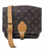LOUIS VUITTONルイ ヴィトン）の古着「ショルダーバッグ カルトシエールMM」｜ブラウン