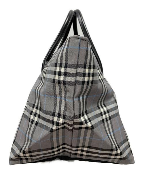 BURBERRY BLUE LABEL（バーバリーロンドンブルーレーベル）BURBERRY BLUE LABEL (バーバリーロンドンブルーレーベル) トートバッグ ブルー サイズ:実寸サイズにてご確認ください。の古着・服飾アイテム