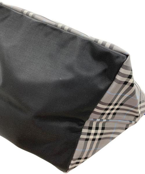BURBERRY BLUE LABEL（バーバリーロンドンブルーレーベル）BURBERRY BLUE LABEL (バーバリーロンドンブルーレーベル) トートバッグ ブルー サイズ:実寸サイズにてご確認ください。の古着・服飾アイテム