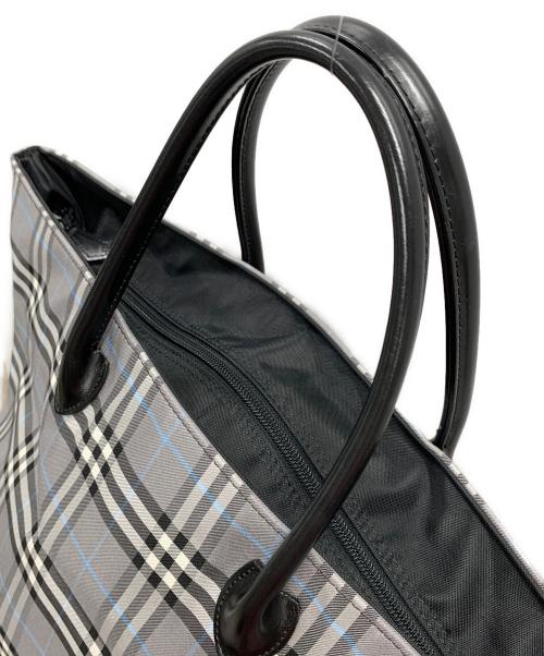 BURBERRY BLUE LABEL（バーバリーロンドンブルーレーベル）BURBERRY BLUE LABEL (バーバリーロンドンブルーレーベル) トートバッグ ブルー サイズ:実寸サイズにてご確認ください。の古着・服飾アイテム