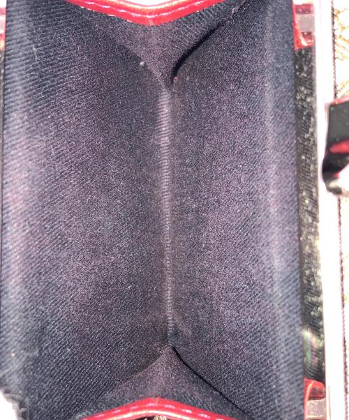 Vivienne Westwood（ヴィヴィアンウエストウッド）Vivienne Westwood (ヴィヴィアンウエストウッド) 3つ折り財布 SMALL FRAME WALLET（スモール フレーム ウォレット） ベージュ×レッド サイズ:実寸サイズにてご確認ください。の古着・服飾アイテム