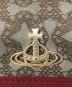 Vivienne Westwood (ヴィヴィアンウエストウッド) 3つ折り財布 SMALL FRAME WALLET（スモール フレーム ウォレット） ベージュ×レッド サイズ:実寸サイズにてご確認ください。：6000円