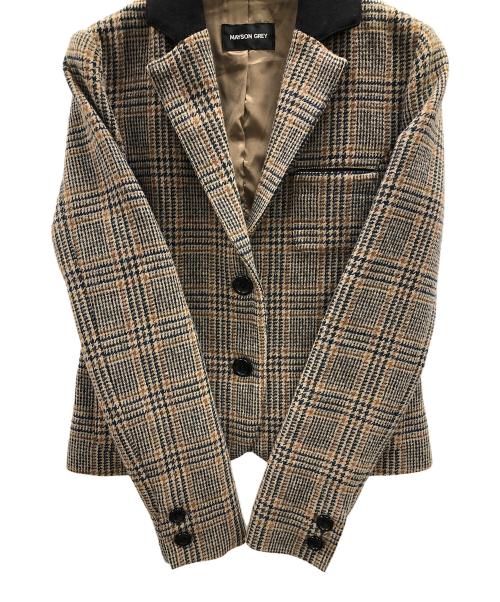 MAYSON GREY（メイソングレイ）MAYSON GREY (メイソングレイ) ウールジャケット カーキ サイズ:1の古着・服飾アイテム