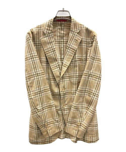 ISAIA（イザイア）ISAIA (イザイア) テーラードジャケット ベージュ サイズ:42の古着・服飾アイテム