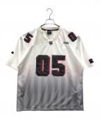 FUBUフブ）の古着「ゲームシャツ」｜ホワイト