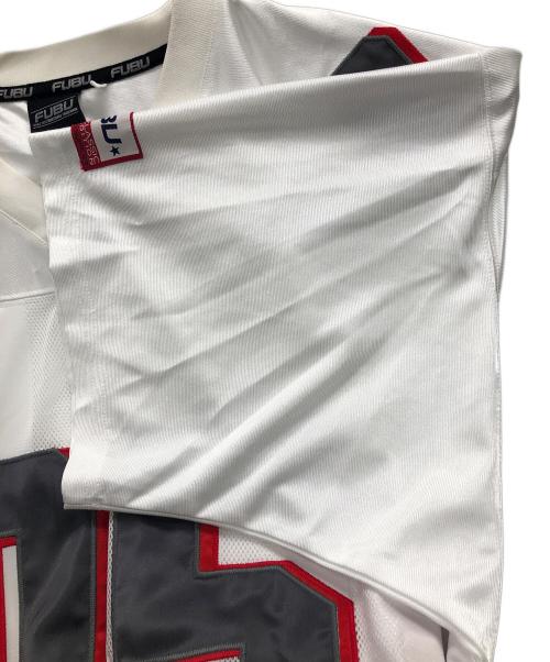 FUBU（フブ）FUBU (フブ) ゲームシャツ ホワイト サイズ:2XLの古着・服飾アイテム