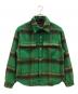 MLVINCE（メルヴィンス）の古着「シャツジャケット OVERSIZED CHECK JACKET（オーバーサイズド チェック ジャケット）」｜グリーン