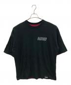 NEIGHBORHOODネイバーフッド）の古着「リバーシブルシャツ REVERSIBLE CREWNECK（リバーシブル クルーネック）」｜レッド×ブラック