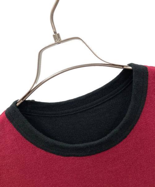 NEIGHBORHOOD（ネイバーフッド）NEIGHBORHOOD (ネイバーフッド) リバーシブルシャツ REVERSIBLE CREWNECK（リバーシブル クルーネック） レッド×ブラック サイズ:Lの古着・服飾アイテム