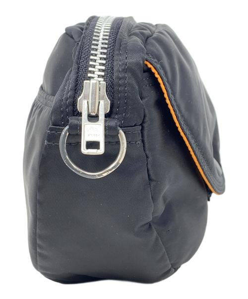 PORTER（ポーター）PORTER (ポーター) ショルダーバッグ ブラック×オレンジ サイズ:実寸サイズにてご確認ください。の古着・服飾アイテム
