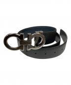 Ferragamoフェラガモ）の古着「ベルト ガンチーニ」｜ブラック