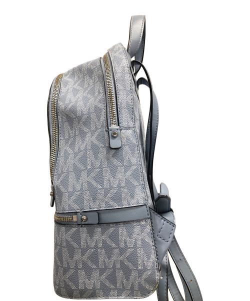 MICHAEL KORS（マイケル・コース）MICHAEL KORS (マイケルコース) リュック リア ジップ ミディアム バックパック スカイブルー サイズ:実寸サイズにてご確認ください。の古着・服飾アイテム