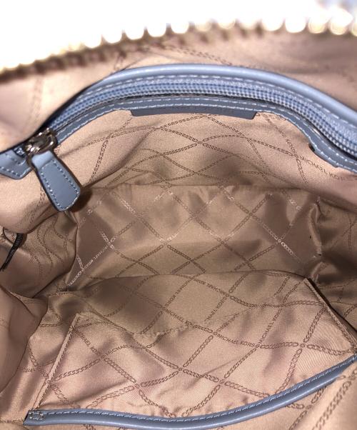 MICHAEL KORS（マイケル・コース）MICHAEL KORS (マイケルコース) リュック リア ジップ ミディアム バックパック スカイブルー サイズ:実寸サイズにてご確認ください。の古着・服飾アイテム