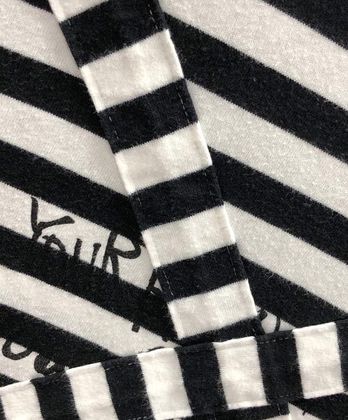 COMME des GARCONS（コムデギャルソン）COMME des GARCONS (コムデギャルソン) 長袖Tシャツ ブラック×ホワイト サイズ:Mの古着・服飾アイテム