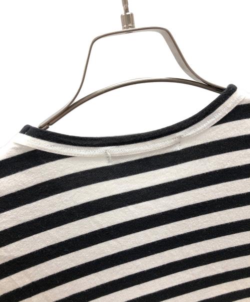 COMME des GARCONS（コムデギャルソン）COMME des GARCONS (コムデギャルソン) 長袖Tシャツ ブラック×ホワイト サイズ:Mの古着・服飾アイテム
