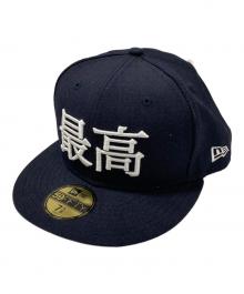 SUPREME×New Era（シュプリーム×ニューエラ）の古着「キャップ」｜ネイビー