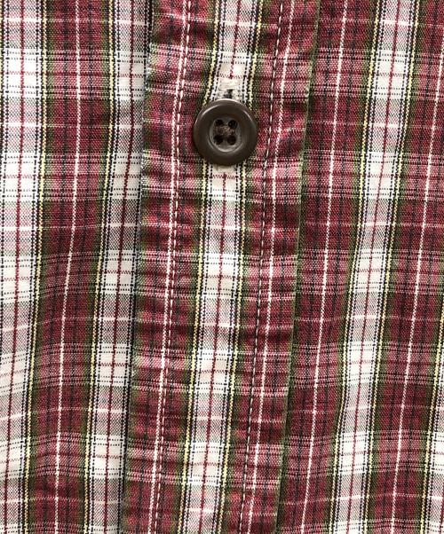 GAP（ギャップ）GAP (ギャップ) 長袖シャツ レッド×ホワイト サイズ:M/Mの古着・服飾アイテム