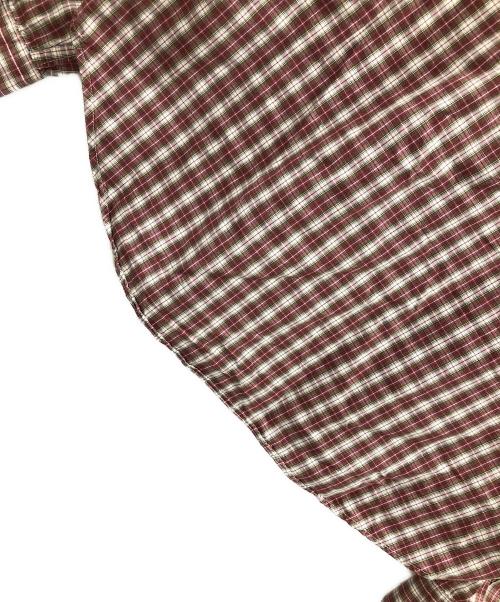 GAP（ギャップ）GAP (ギャップ) 長袖シャツ レッド×ホワイト サイズ:M/Mの古着・服飾アイテム