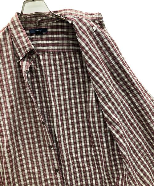 GAP（ギャップ）GAP (ギャップ) 長袖シャツ レッド×ホワイト サイズ:M/Mの古着・服飾アイテム
