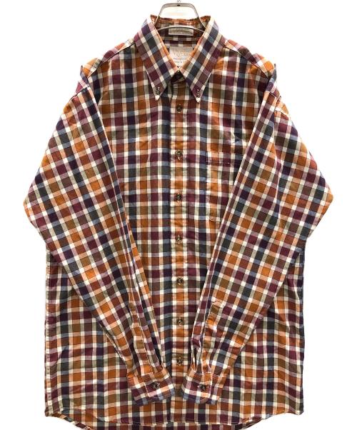 Viyella（ヴァイエラ）Viyella (ヴァイエラ) 長袖シャツ ブラウン サイズ:M/Mの古着・服飾アイテム