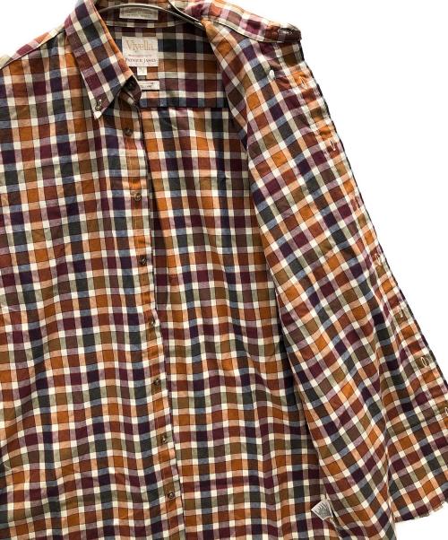 Viyella（ヴァイエラ）Viyella (ヴァイエラ) 長袖シャツ ブラウン サイズ:M/Mの古着・服飾アイテム