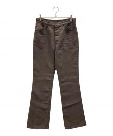 Wrangler（ラングラー）の古着「スラックス スタプレパンツ」｜ブラウン