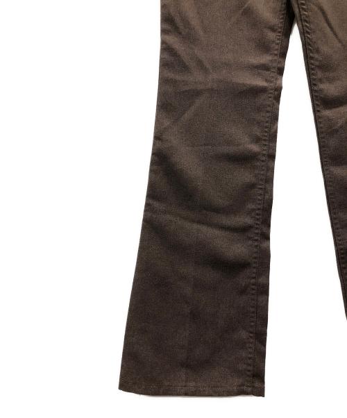 Wrangler（ラングラー）Wrangler (ラングラー) スラックス スタプレパンツ ブラウン サイズ:32×34の古着・服飾アイテム