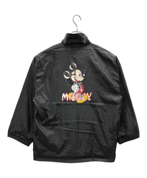MICKEY MOUSE（ミッキーマウス）MICKEY MOUSE (ミッキーマウス) ナイロンジャケット ブラック サイズ:実寸サイズにてご確認ください。の古着・服飾アイテム