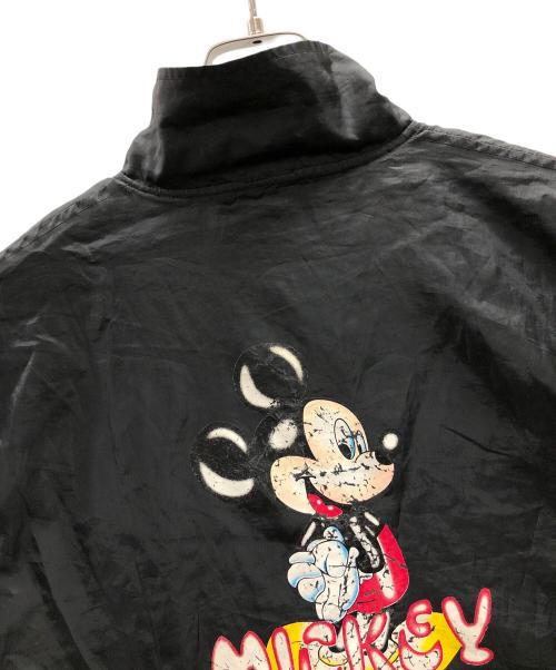 MICKEY MOUSE（ミッキーマウス）MICKEY MOUSE (ミッキーマウス) ナイロンジャケット ブラック サイズ:実寸サイズにてご確認ください。の古着・服飾アイテム