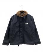 HOUSTONヒューストン）の古着「N-1 DECK JACKET（エヌ-ワン デッキ ジャケット）」｜ネイビー